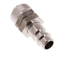 Edelstahl DN 7,2 (Euro) Luftkupplungsstecker 8x10 mm Überwurfmutter
