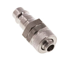 Edelstahl DN 7,2 (Euro) Luftkupplungsstecker 8x10 mm Überwurfmutter
