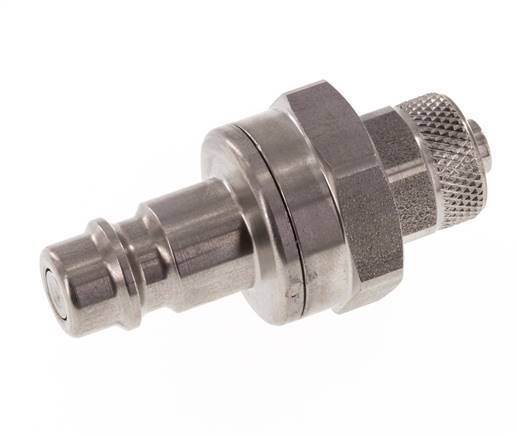 Edelstahl DN 7,2 (Euro) Luftkupplungsstopfen 6x8 mm Überwurfmutter Doppelabsperrung