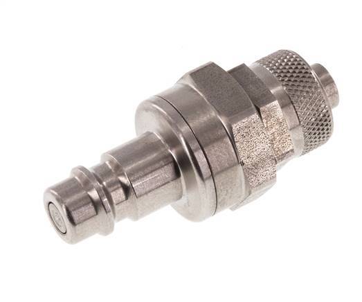 Edelstahl DN 7,2 (Euro) Luftkupplungsstopfen 8x10 mm Überwurfmutter Doppelabsperrung