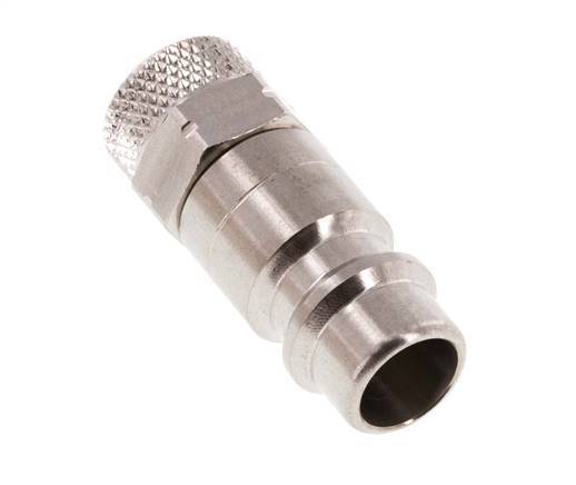 Edelstahl 316L DN 7,2 (Euro) Luftkupplungsstecker 4x6 mm Überwurfmutter