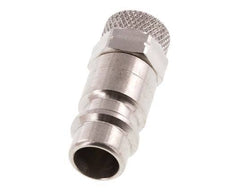 Edelstahl 316L DN 7,2 (Euro) Luftkupplungsstecker 4x6 mm Überwurfmutter
