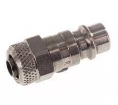 Edelstahl 306L DN 7,2 (Euro) Luftkupplungsstecker 6x8 mm Überwurfmutter