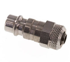 Edelstahl 306L DN 7,2 (Euro) Luftkupplungsstecker 6x8 mm Überwurfmutter