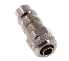 Edelstahl 316L DN 7,2 (Euro) Luftkupplungsstecker 6x8 mm Überwurfmutter