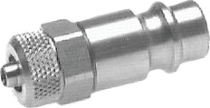 Edelstahl 316L DN 7,2 (Euro) Luftkupplungsstopfen 8x10 mm Überwurfmutter Doppelabsperrung