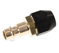 Messing DN 7,2 (Euro) Luftkupplungsstecker 6x12 mm Überwurfmutter