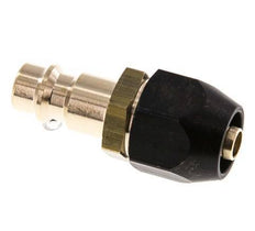 Messing DN 7,2 (Euro) Luftkupplungsstecker 6x12 mm Überwurfmutter