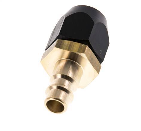 Messing DN 7,2 (Euro) Luftkupplungsstecker 8x14 mm Überwurfmutter