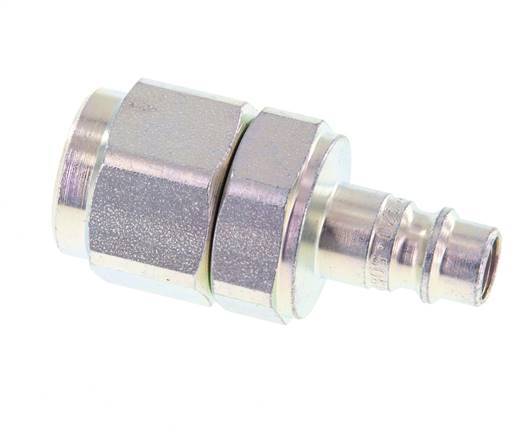 Gehärteter Stahl DN 7,2 (Euro) Luftkupplungsstecker 11x16 mm (Stromlinie) Überwurfmutter