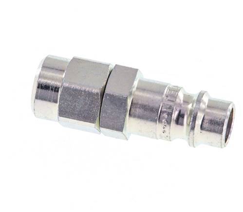 Gehärteter Stahl DN 7,2 (Euro) Luftkupplungsstecker 5x8 mm (Stromlinie) Überwurfmutter