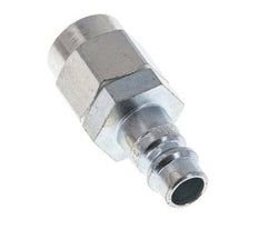 Hardened steel DN 7.2 (Euro) Air Coupling Plug 8x12 mm (streamline) Union Nut