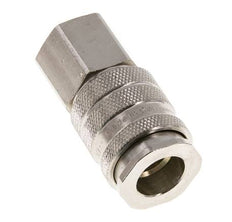 Messing vernickelt DN 10 Luftkupplung Muffe G 1/4 Zoll Innengewinde