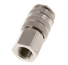 Nickel-plated Brass DN 10 Air Coupling Socket G 3/8 inch Female