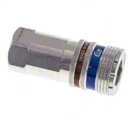 Stahl/Messing DN 10 Luftkupplung Muffe G 3/8 Zoll Innengewinde