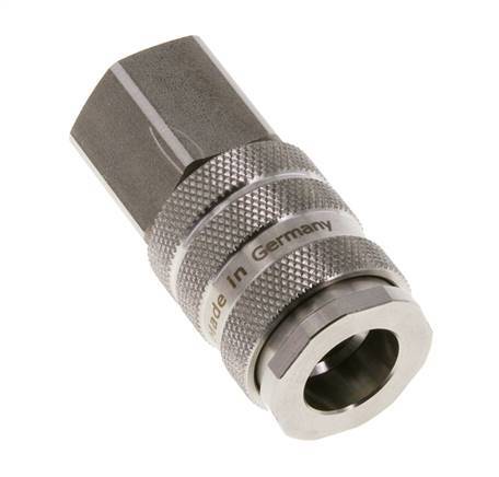 Stainless Steel 316L DN 10 Air Coupling Socket G 1/2 inch Female