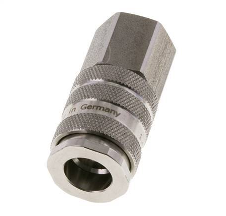 Stainless Steel 316L DN 10 Air Coupling Socket G 1/2 inch Female