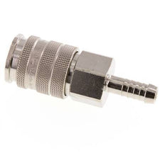 Nickel-plated Brass DN 10 Air Coupling Socket 9 mm Hose Pillar