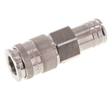 Stainless steel DN 10 Air Coupling Socket 19 mm Hose Pillar