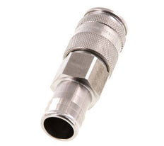 Stainless steel DN 10 Air Coupling Socket 19 mm Hose Pillar