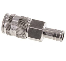 Edelstahl DN 10 Luftkupplungsmuffe 13 mm Schlauchsäule Doppelabsperrung