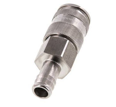 Edelstahl DN 10 Luftkupplungsmuffe 13 mm Schlauchsäule Doppelabsperrung