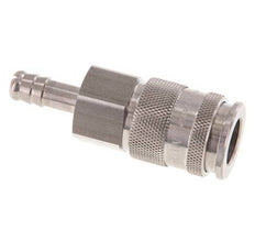 Stainless steel DN 10 Air Coupling Socket 9 mm Hose Pillar