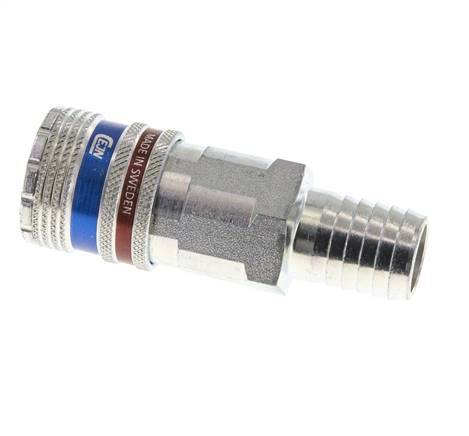 Stahl/Messing DN 10.4 Sicherheits-Luftkupplungsmuffe 16 mm Schlauchpfeiler
