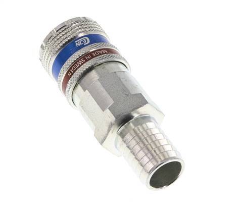 Stahl/Messing DN 10.4 Sicherheits-Luftkupplungsmuffe 16 mm Schlauchpfeiler