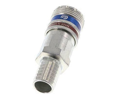 Stahl/Messing DN 10.4 Sicherheits-Luftkupplungsmuffe 16 mm Schlauchpfeiler