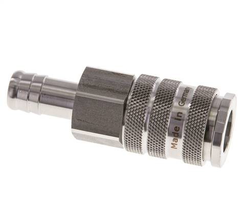 Edelstahl 316L DN 10 Luftkupplungsmuffe 19 mm Schlauchpfeiler