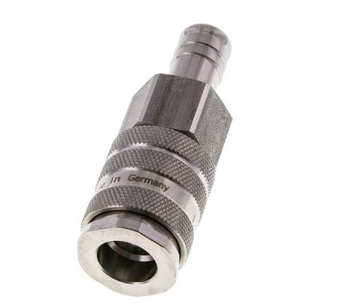 Edelstahl 316L DN 10 Luftkupplungsmuffe 19 mm Schlauchpfeiler