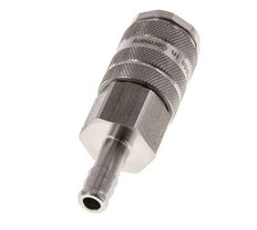 Stainless Steel 316L DN 10 Air Coupling Socket 9 mm Hose Pillar