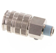 Nickel-plated Brass DN 10 Air Coupling Socket R 1/4 inch Male