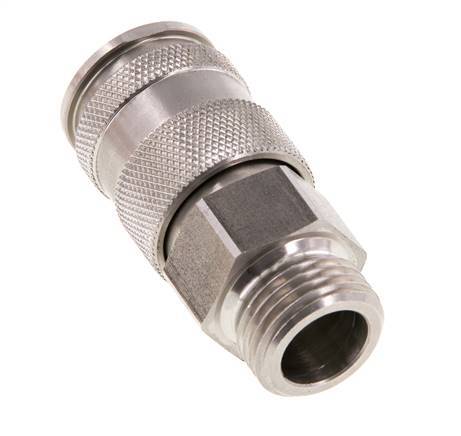 Stainless steel DN 10 Air Coupling Socket G 1/2 inch Male