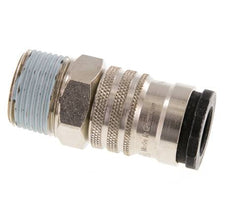 Stahl/Messing DN 10 Luftkupplung Muffe R 1/2 Zoll Außengewinde