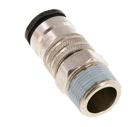 Stahl/Messing DN 10 Luftkupplung Muffe R 1/2 Zoll Außengewinde