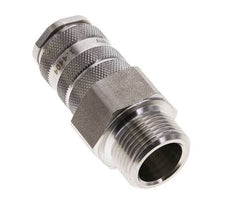 Stainless Steel 316L DN 10 Air Coupling Socket G 3/4 inch Male