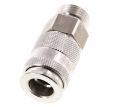 Stainless Steel 316L DN 10 Air Coupling Socket G 1/2 inch Male