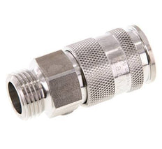 Stainless Steel 316L DN 10 Air Coupling Socket G 1/2 inch Male