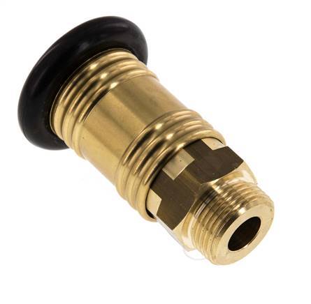 Brass DN 12 Air Coupling Socket G 3/4 inch Male