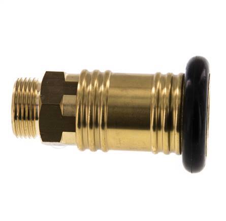 Brass DN 12 Air Coupling Socket G 3/4 inch Male