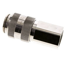 Nickel-plated Brass DN 15 Air Coupling Socket G 3/4 inch Female Double Shut-Off