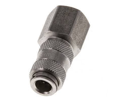 Stainless steel DN 2.7 (Micro) Air Coupling Socket G 1/8 inch Female
