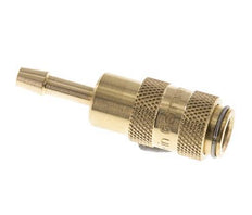 Brass DN 2.7 (Micro) Air Coupling Socket 3 mm Hose Pillar