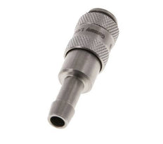 Stainless steel DN 2.7 (Micro) Air Coupling Socket 5 mm Hose Pillar