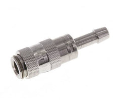 Stainless Steel 316L DN 2.7 (Micro) Air Coupling Socket 4 mm Hose Pillar