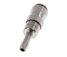 Stainless Steel 316L DN 2.7 (Micro) Air Coupling Socket 4 mm Hose Pillar