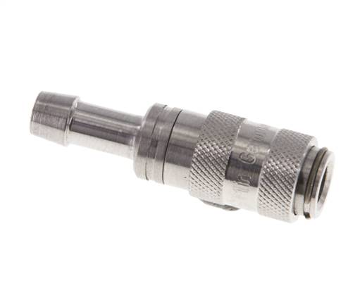 Edelstahl 316L DN 2,7 (Micro) Luftkupplungsmuffe 4 mm Schlauchpfeiler