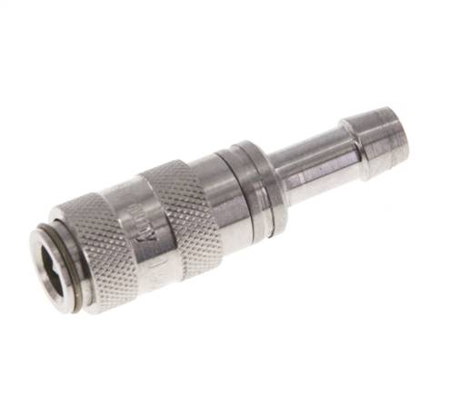 Edelstahl 316L DN 2,7 (Micro) Luftkupplungsmuffe 4 mm Schlauchpfeiler